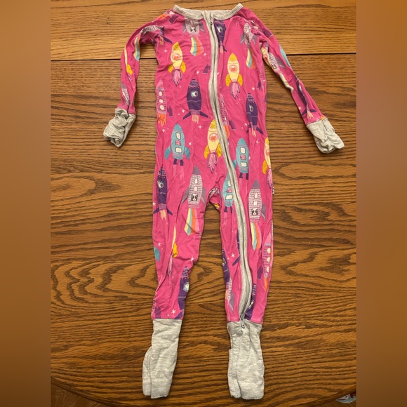 Little Sleepies Other - Little Sleepies Pink Space Explorer Zippy